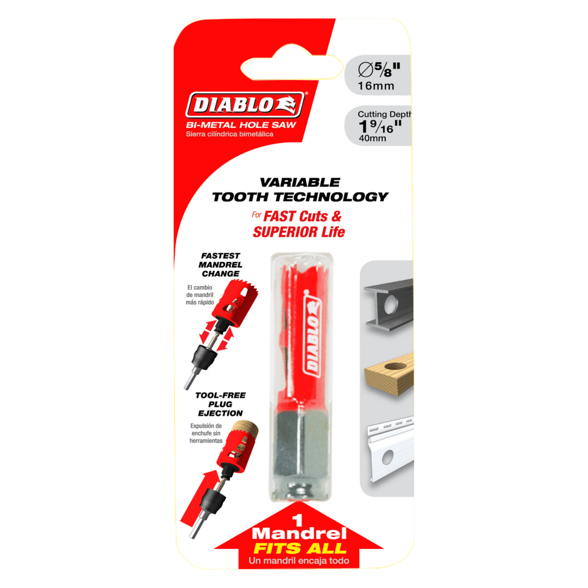 5/8" Bi - Metal Hole Saw - AAA Industrial Supply