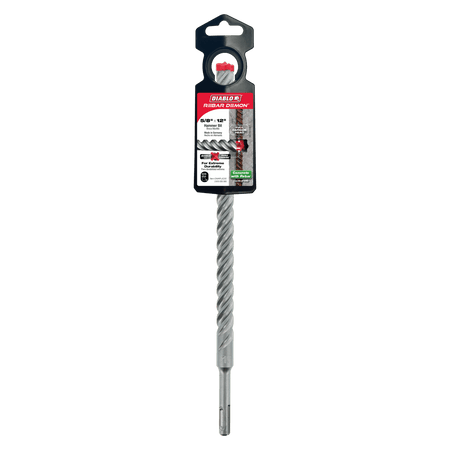 5/8" x 10" x 12" Rebar Demon™ SDS - Plus 4 - Cutter Full Carbide Head Hammer Drill Bit - AAA Industrial Supply