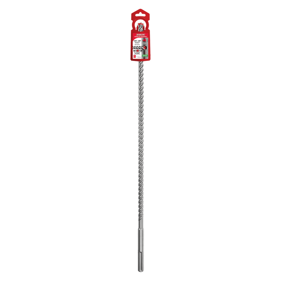 5/8" x 24" x 29" Rebar Demon™ SDS - Max 4 - Cutter Full Carbide Head Hammer Drill Bit - AAA Industrial Supply
