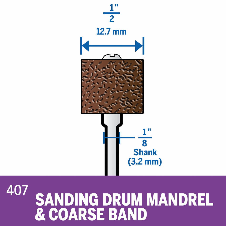 Dremel 1/2 In. (12.7 mm) 60 Grit Sanding Band