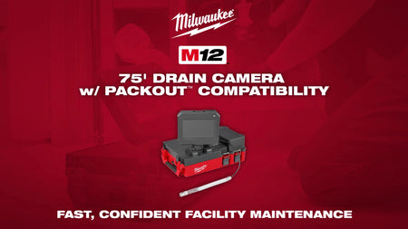 Milwaukee M12™ 75' Drain Camera w/ PACKOUT™ Compatibility