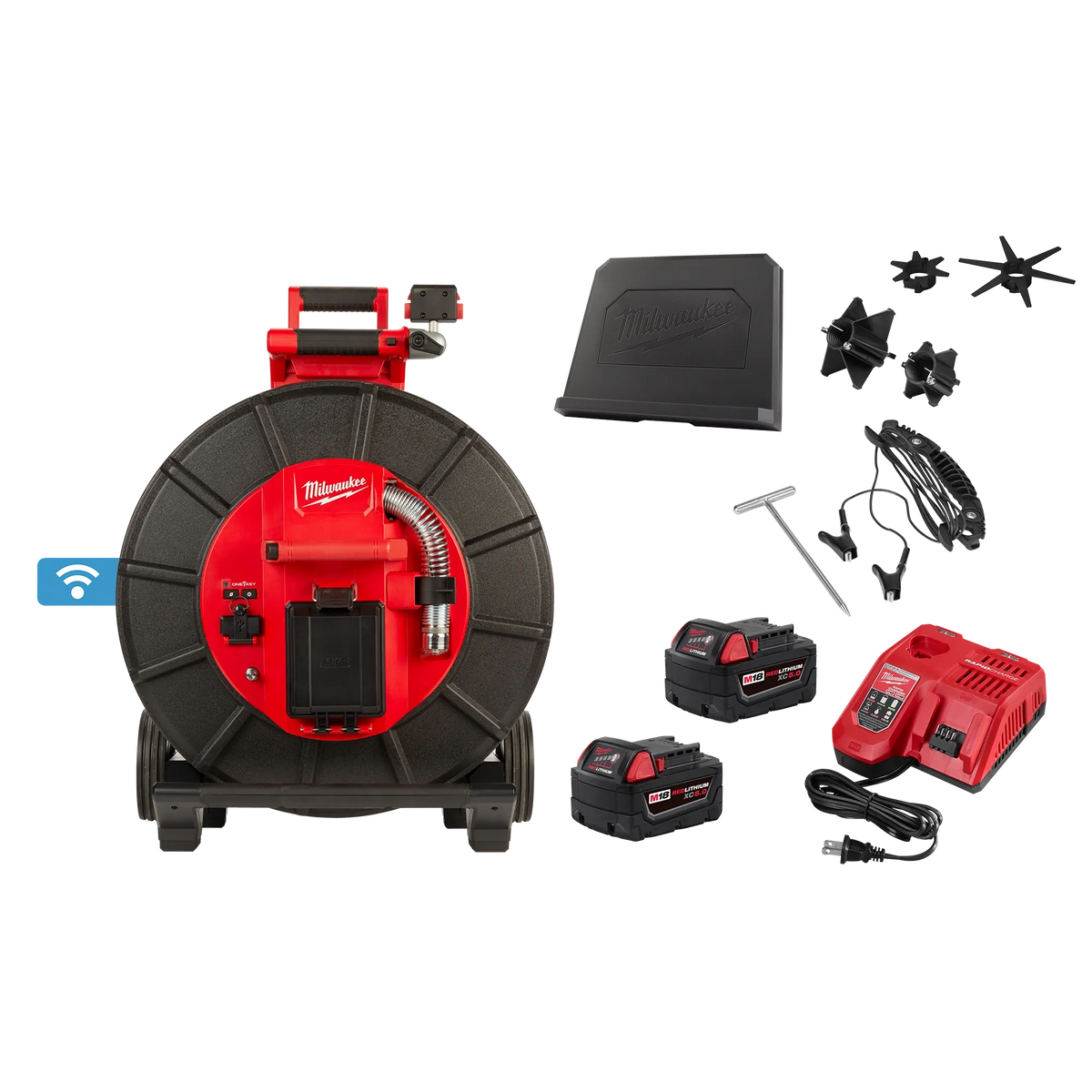 Milwaukee M18™ 200’ Stiff Modular Pipeline Inspection System