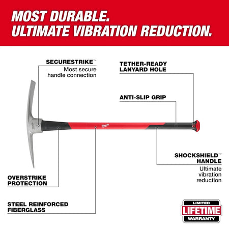 5lb Pick Mattock (36" Handle) - AAA Industrial Supply