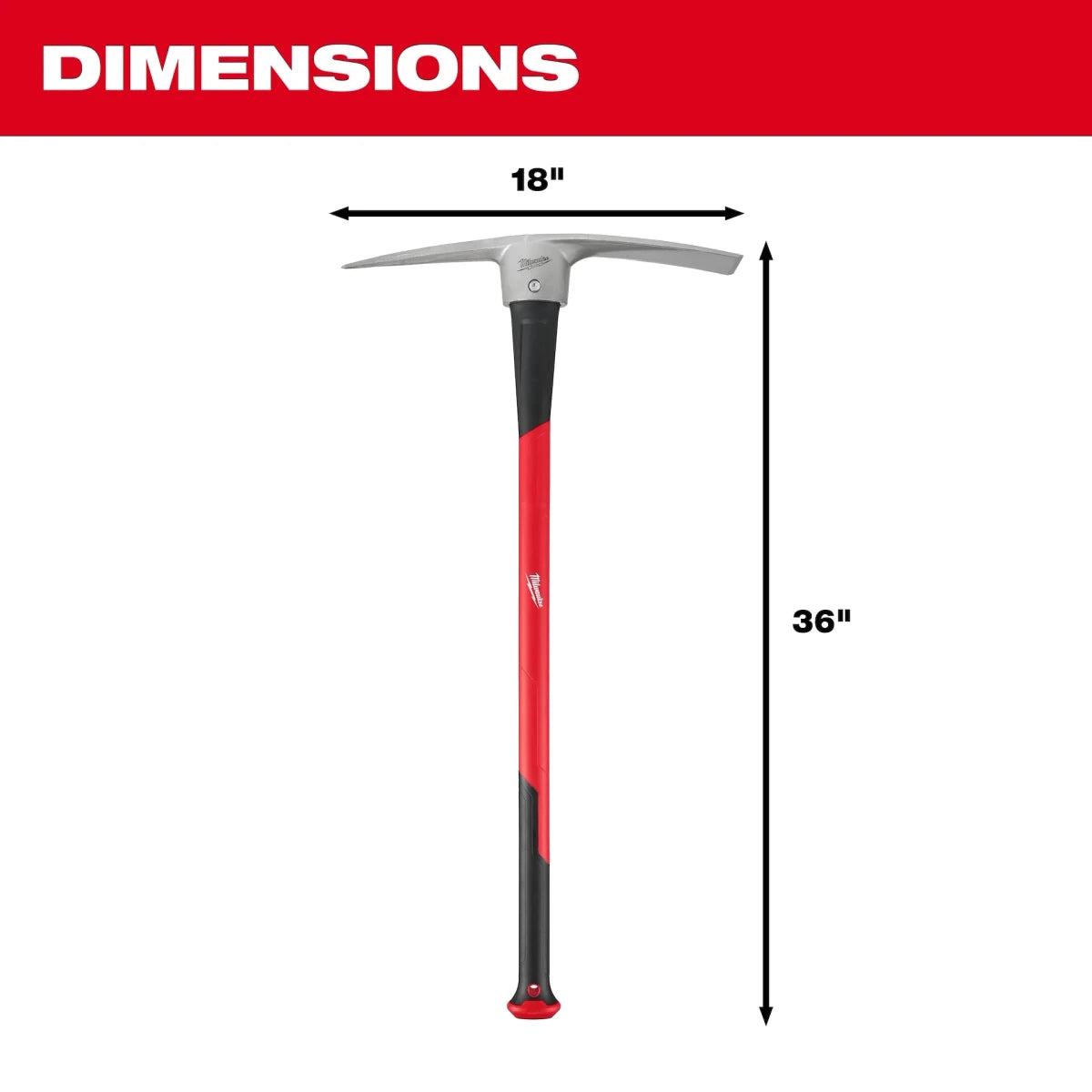 5lb Pick Mattock (36" Handle) - AAA Industrial Supply