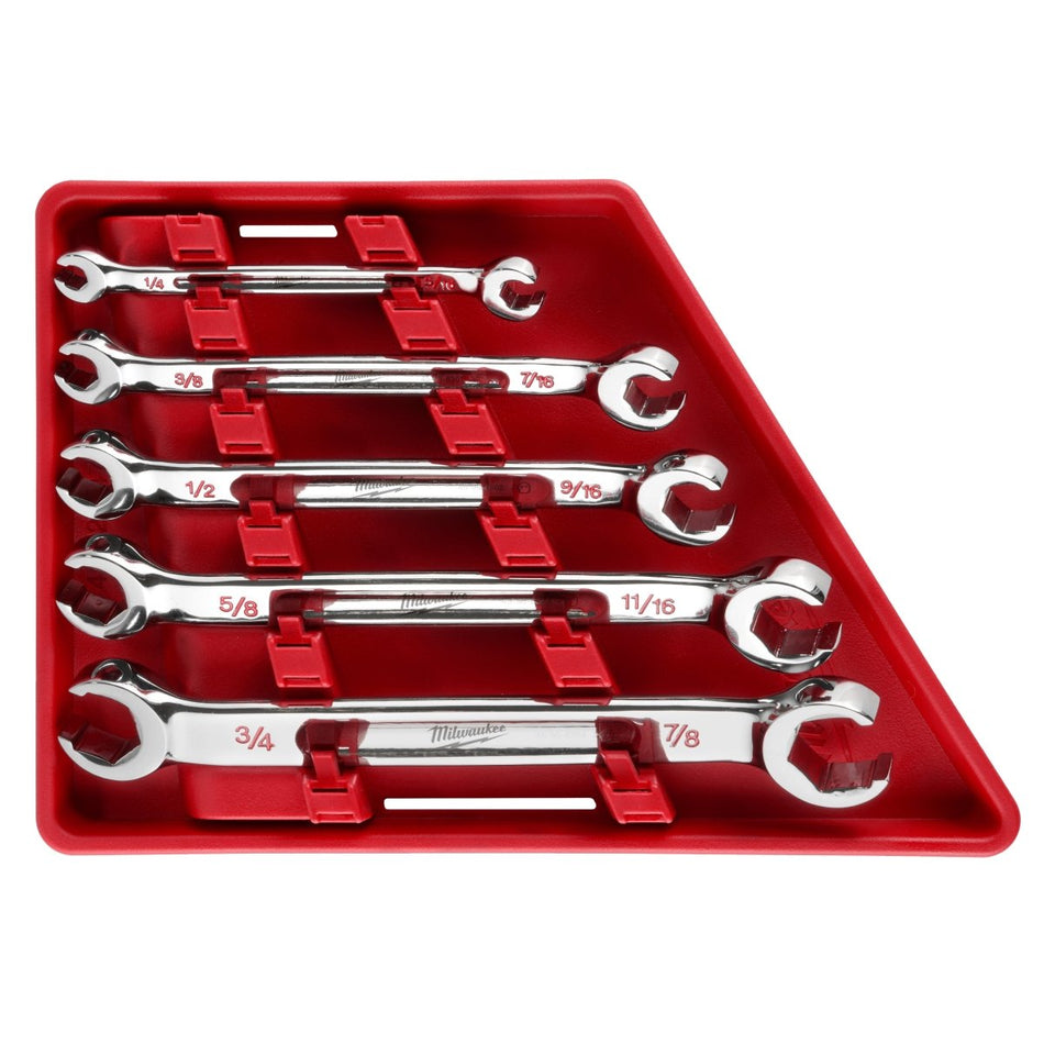 5pc Double End Flare Nut Wrench Set - SAE - AAA Industrial Supply