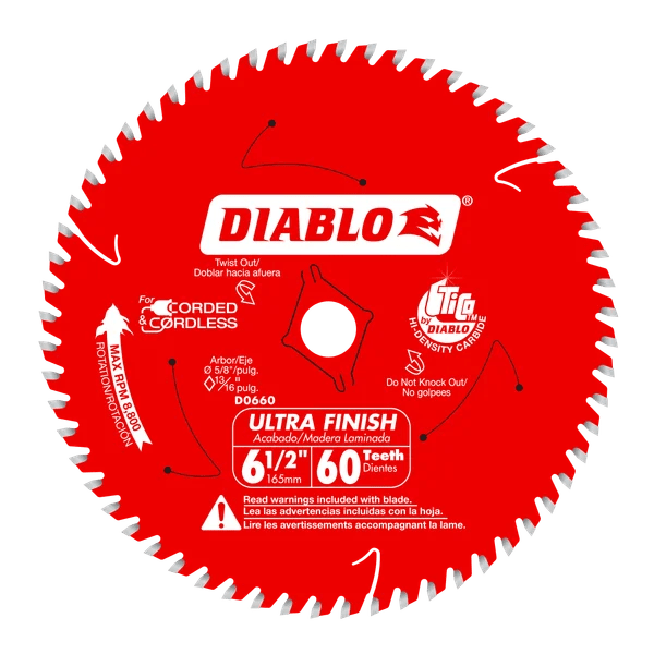 6 - 1/2" x 60 - Tooth Steel Demon™ Saw Blade for Very Thin Mild Steels - AAA Industrial Supply