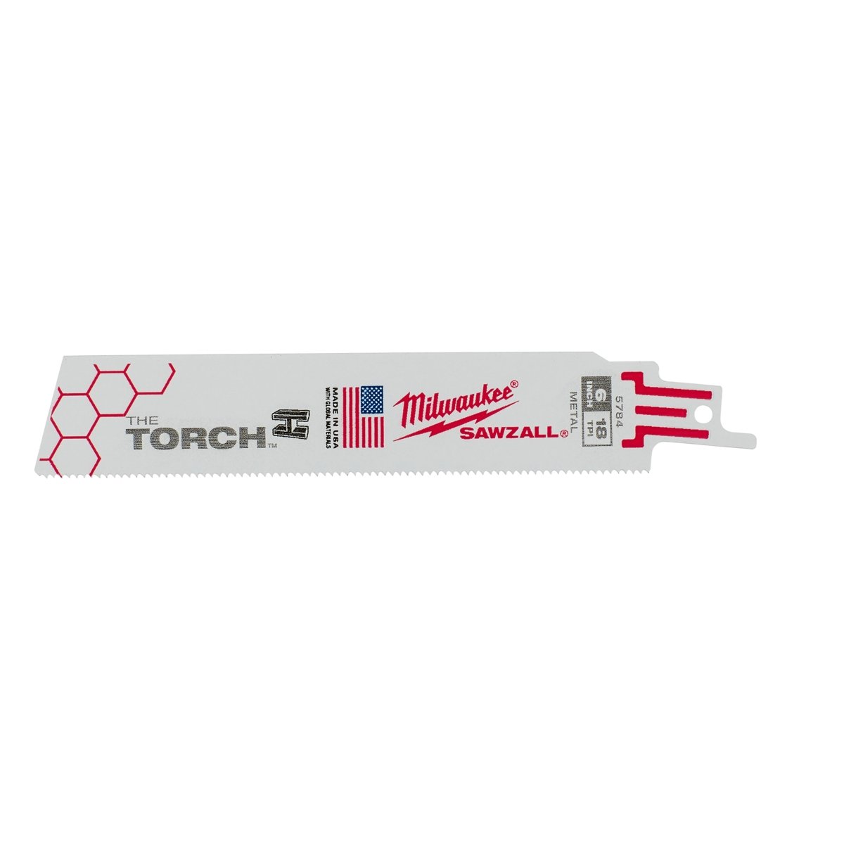 6" 18 TPI TORCH™ SAWZALL® Blade for Medium Metal (5 PK) - AAA Industrial Supply