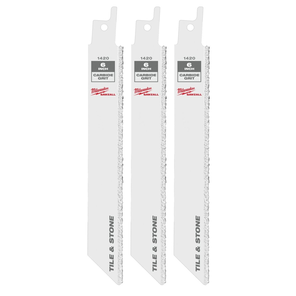 6" Carbide Grit SAWZALL® Blade (3 PK) - AAA Industrial Supply