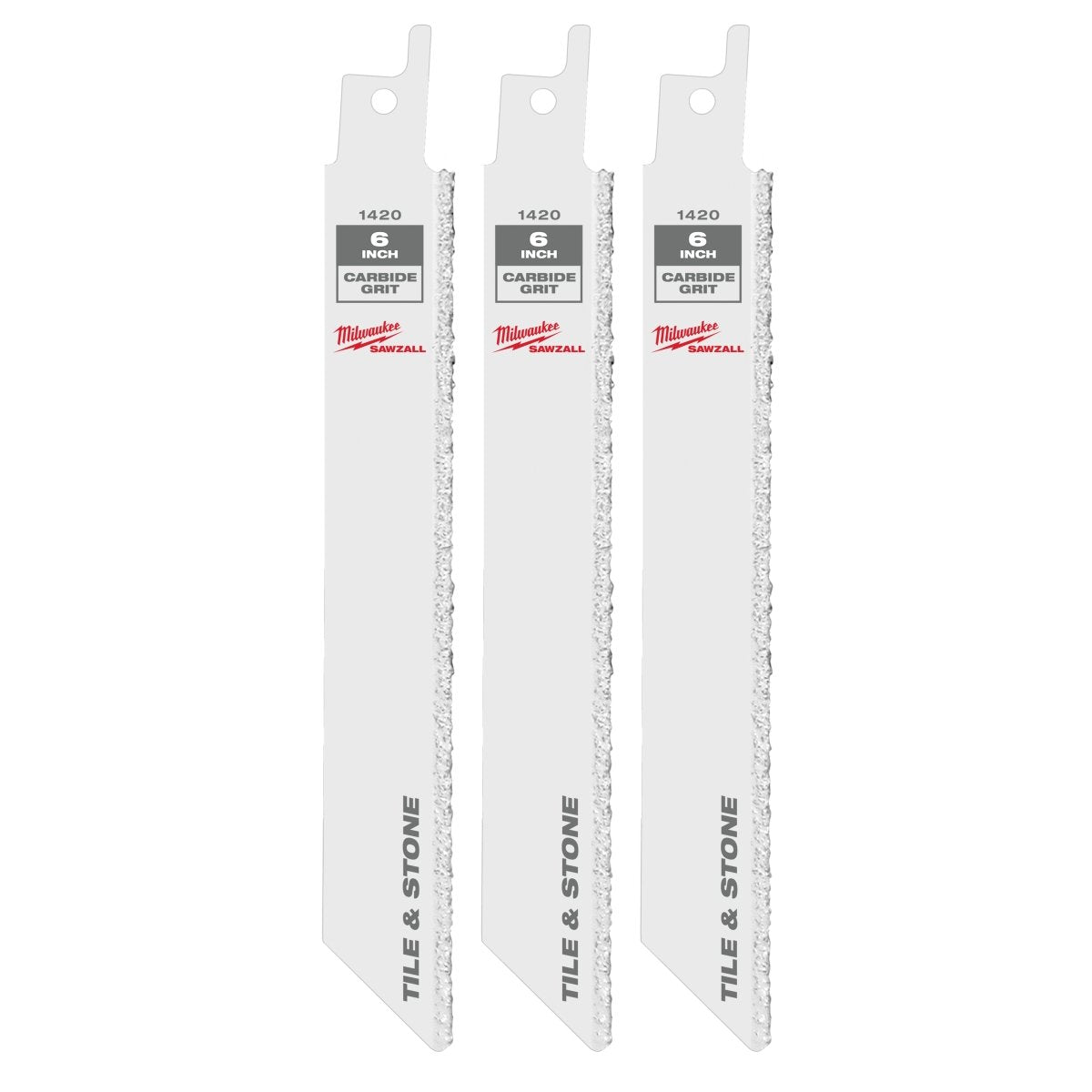6" Carbide Grit SAWZALL® Blade (3 PK) - AAA Industrial Supply