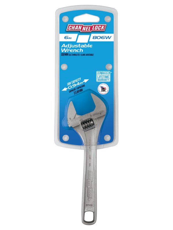 6" Channellock Adjustable Wrench - AAA Industrial Supply