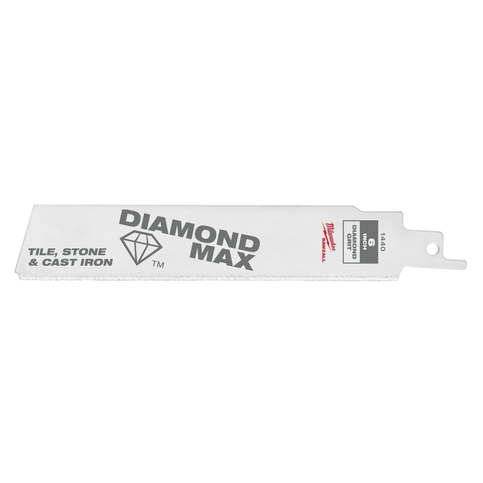 6" Diamond Max™ Diamond Grit SAWZALL® Blade - AAA Industrial Supply