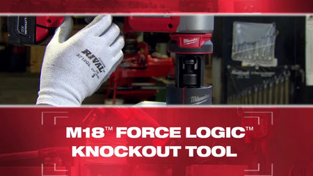 Milwaukee M18™ FORCE LOGIC™ 10 Ton Knockout Tool 1/2" to 2"