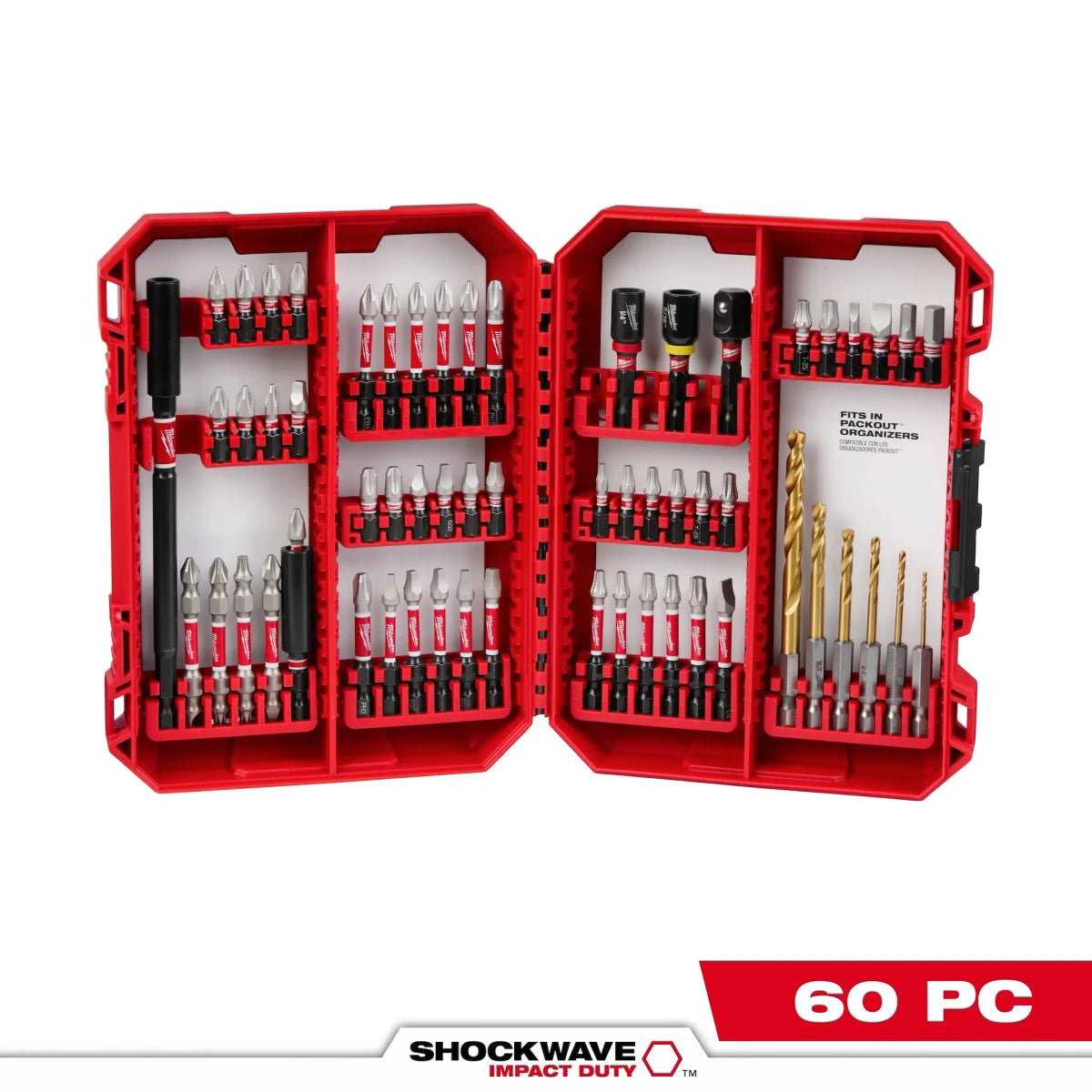 60PC SHOCKWAVE™ Impact Duty Drill & Drive Set - AAA Industrial Supply