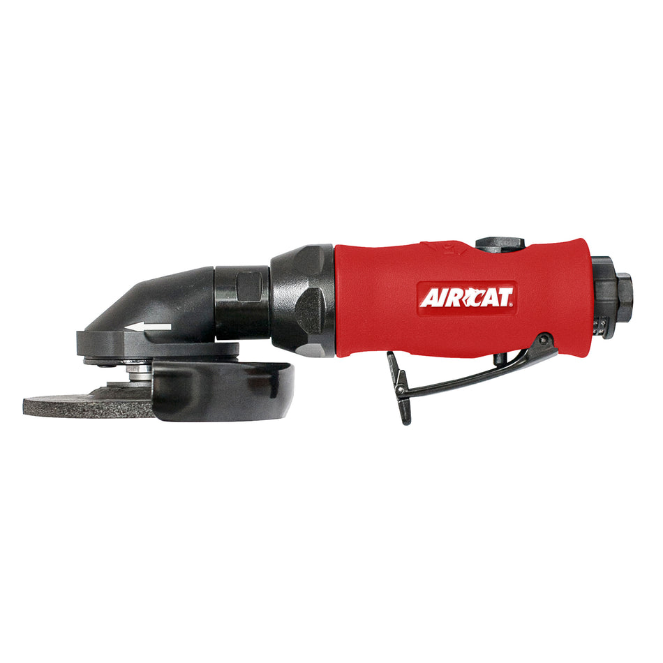 AIRCAT Pneumatic Tools 6340-A: 1.0 HP 4-1/2-Inch Angle Grinder with Spindle Lock 11,000 RPM