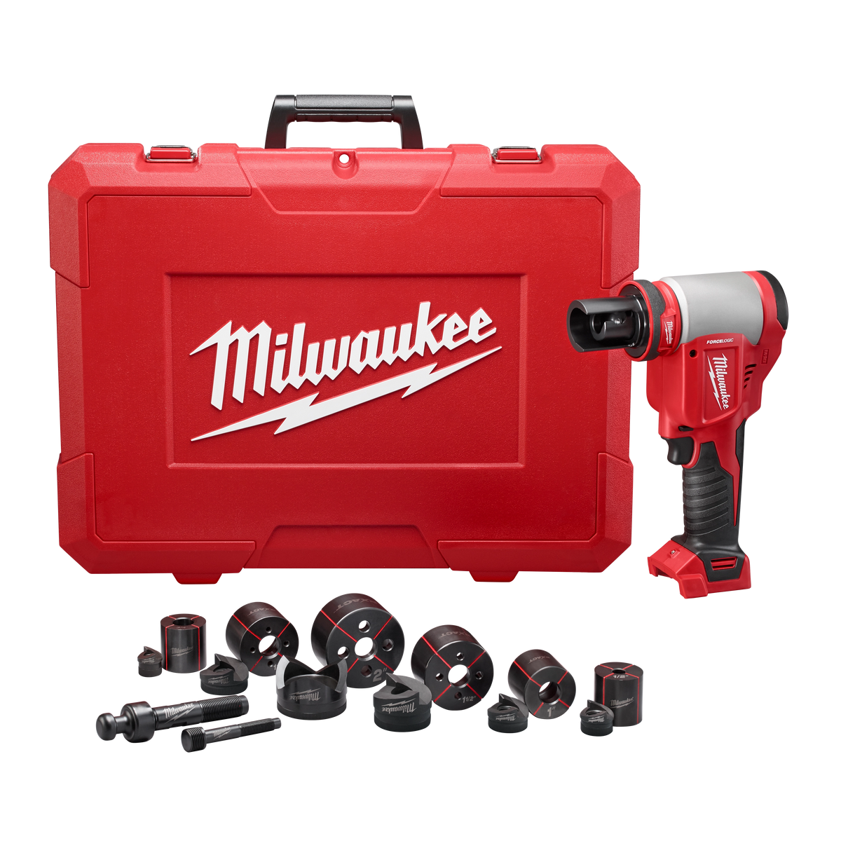 Milwaukee M18™ FORCE LOGIC™ 10 Ton Knockout Tool 1/2" to 2"