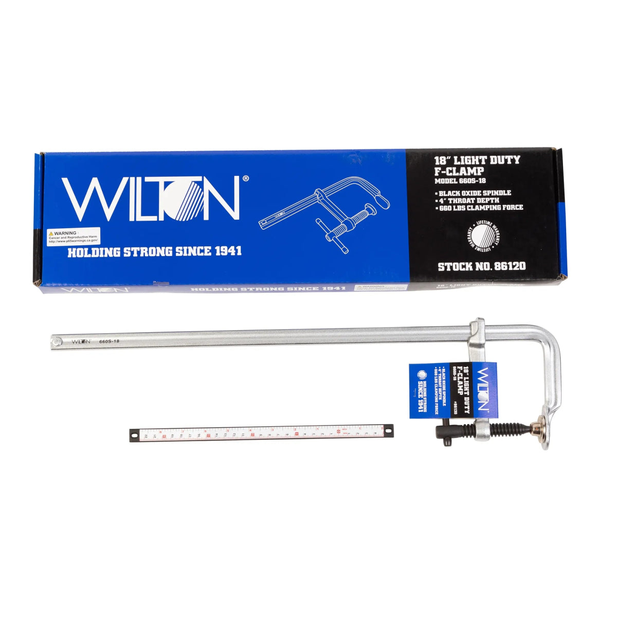 660S - 18 18IN LIGHT DUTY F - CLAMP - AAA Industrial Supply