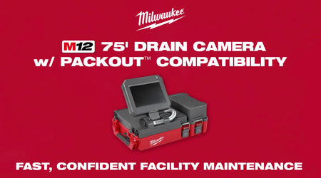 Milwaukee M12™ 75' Drain Camera w/ PACKOUT™ Compatibility