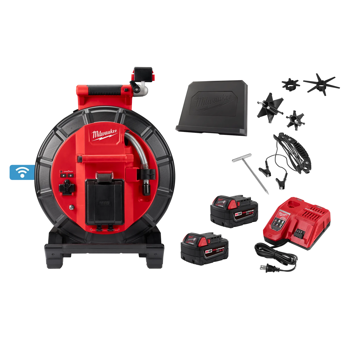 Milwaukee M18™ 120’ Mid-Stiff Modular Pipeline Inspection System