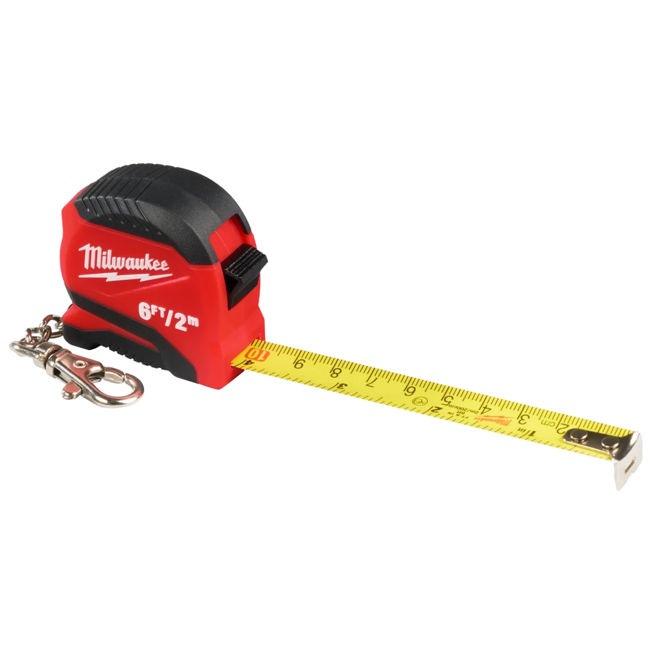6ft/2m Keychain Tape Measure - AAA Industrial Supply
