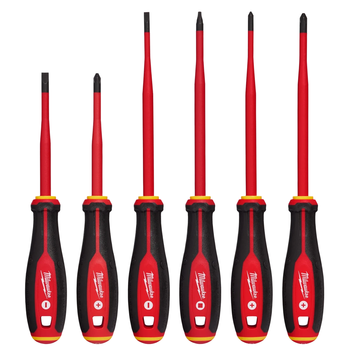 6pc 1000V Insulated Slim Tip Screwdriver Set - AAA Industrial Supply