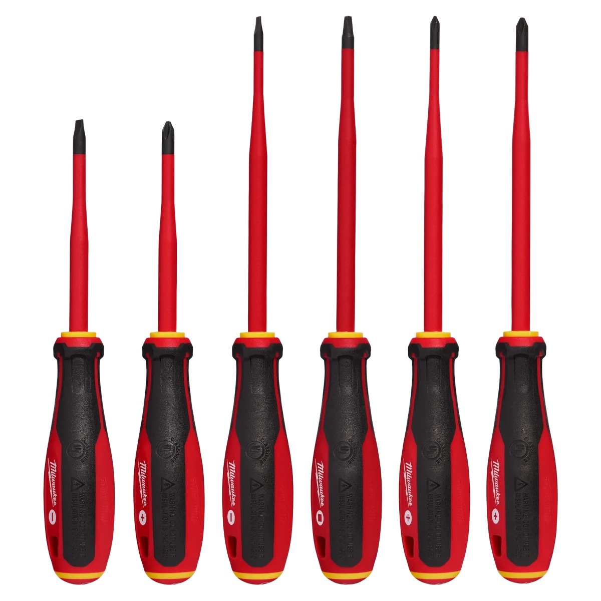 6pc 1000V Insulated Slim Tip Screwdriver Set - AAA Industrial Supply