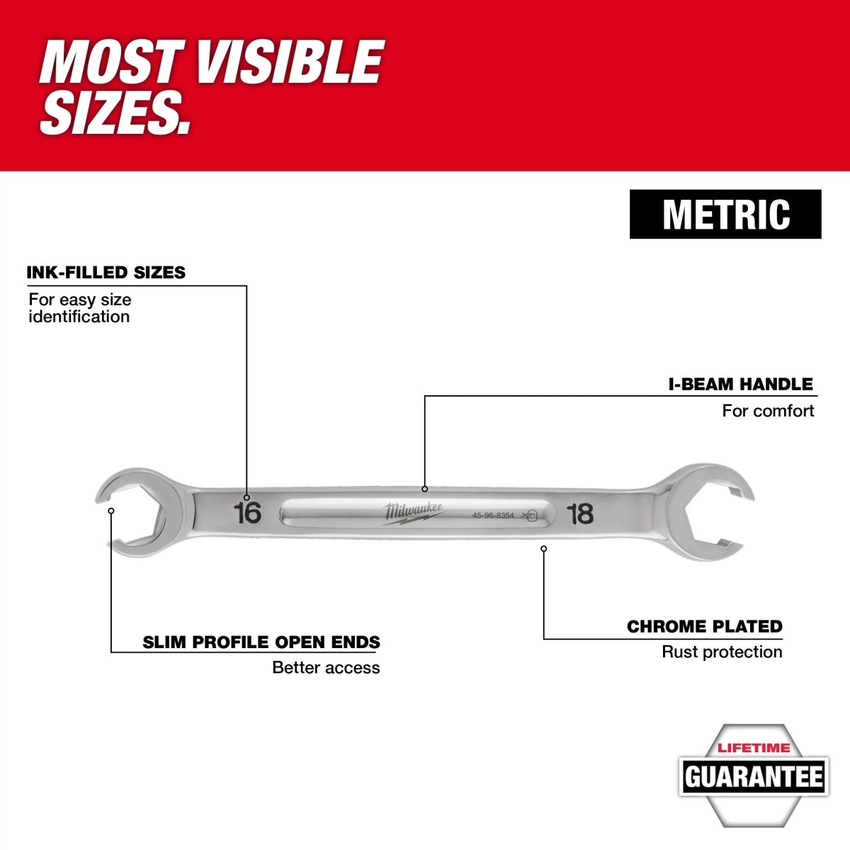 6pc Double End Flare Nut Wrench Set - Metric - AAA Industrial Supply