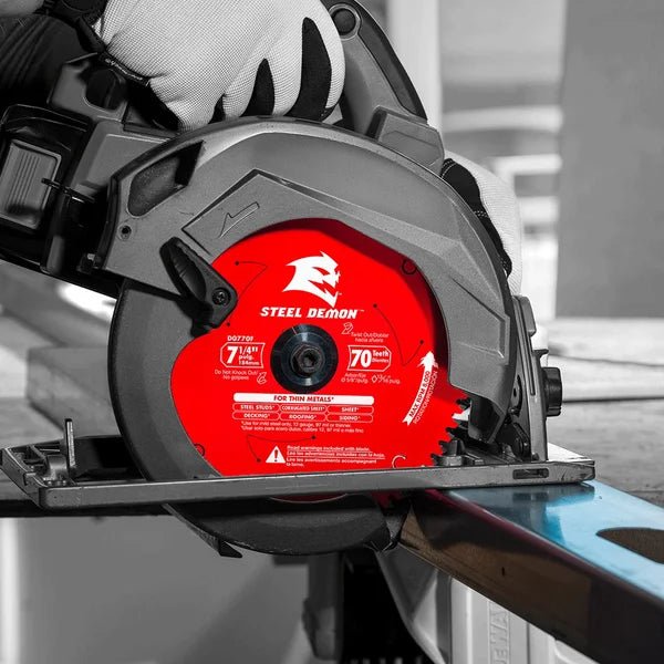 7 - 1/4" x 70 Teeth Steel Demon™ Carbide - Tipped Saw Blade for Metal - AAA Industrial Supply