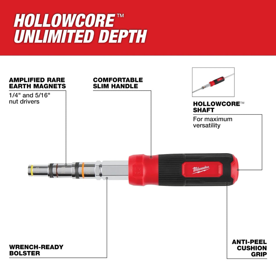 7-IN-1 HOLLOWCORE™ Multi-Nut Driver - AAA Industrial Supply