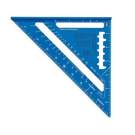 7" True Blue Laser Etched Rafter Square - AAA Industrial Supply