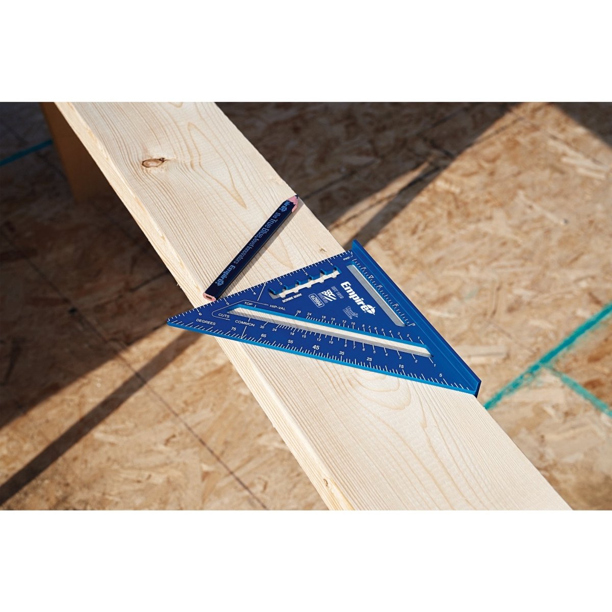 7" True Blue Laser Etched Rafter Square - AAA Industrial Supply