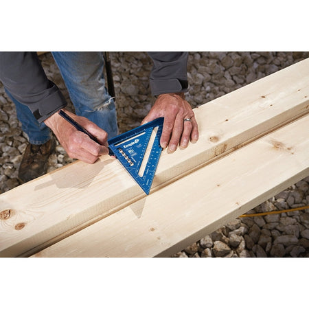 7" True Blue Laser Etched Rafter Square - AAA Industrial Supply
