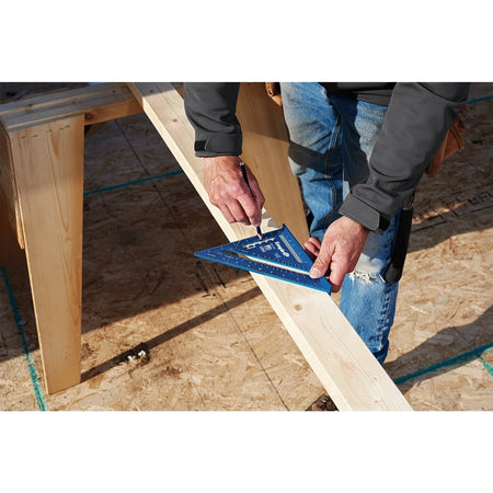 7" True Blue Laser Etched Rafter Square - AAA Industrial Supply