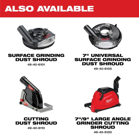 7” Universal Surface Grinding Dust Shroud - AAA Industrial Supply