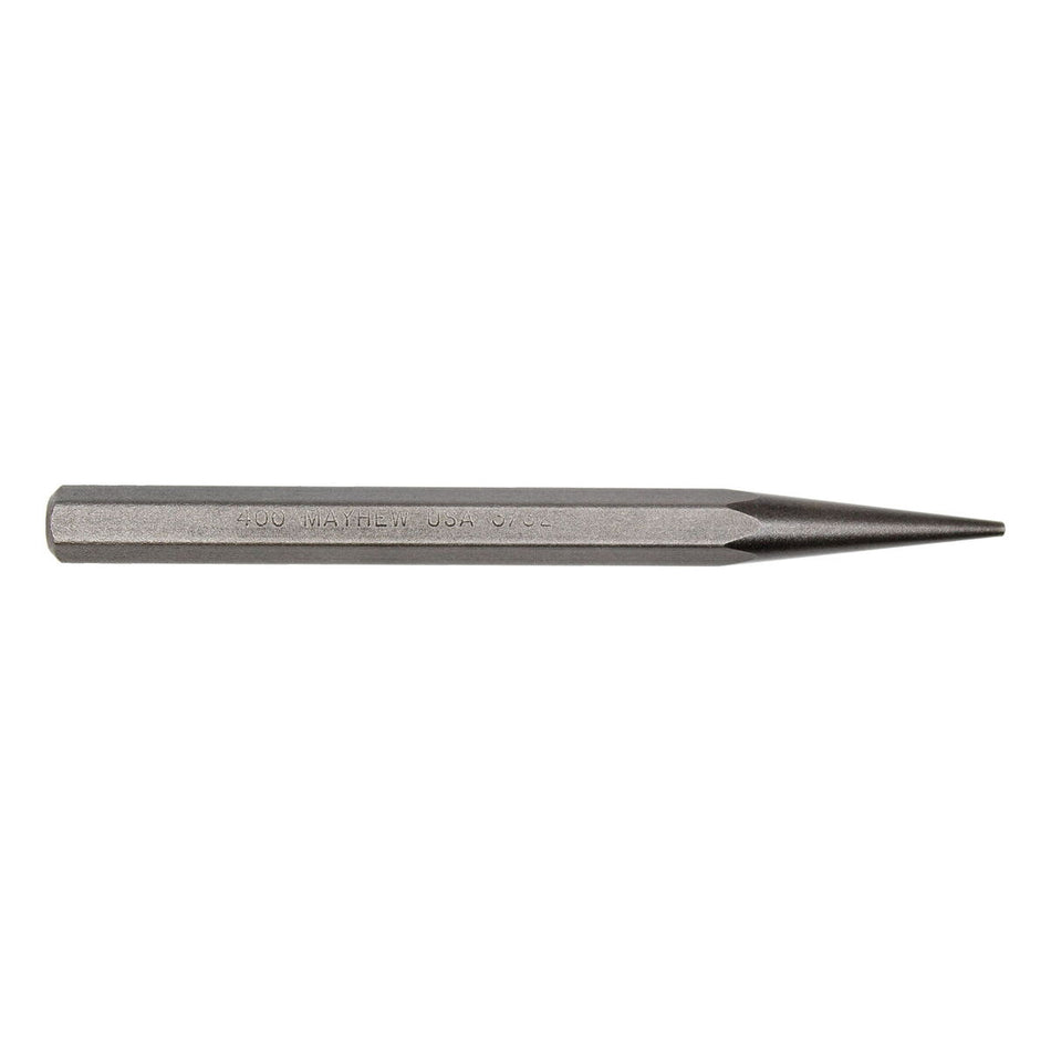 Mayhew Tools 70000 Solid Punch, 3/32" x 5", Shot Blast Finish