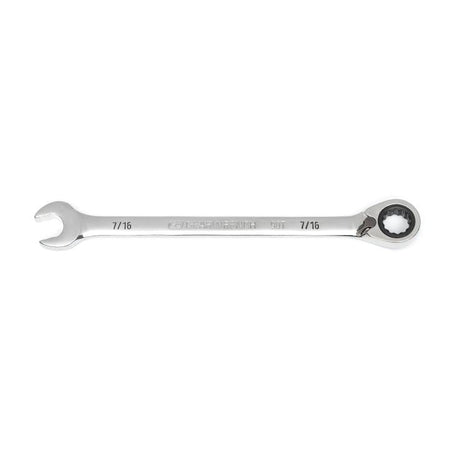 7/16" 90 - Tooth 12 Point Reversible Ratcheting Wrench - AAA Industrial Supply