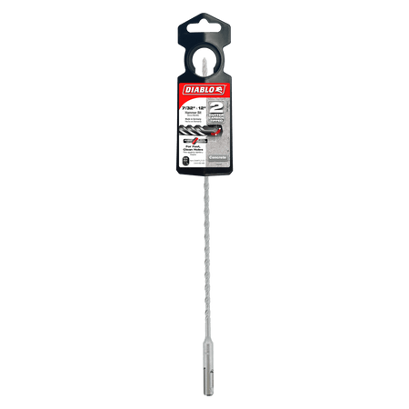 7/32" x 10" x 12" SDS - Plus 2 - Cutter Carbide - Tipped Hammer Drill Bit - AAA Industrial Supply