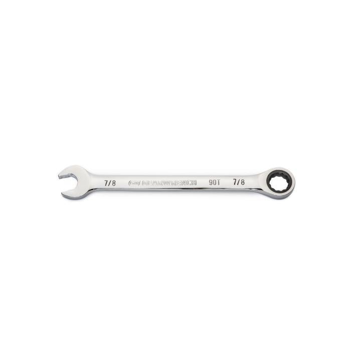 7/8" 90 - Tooth 12 Point Ratcheting Combination Wrench - AAA Industrial Supply