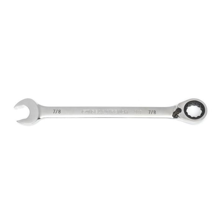 7/8" 90 - Tooth 12 Point Reversible Ratcheting Wrench - AAA Industrial Supply