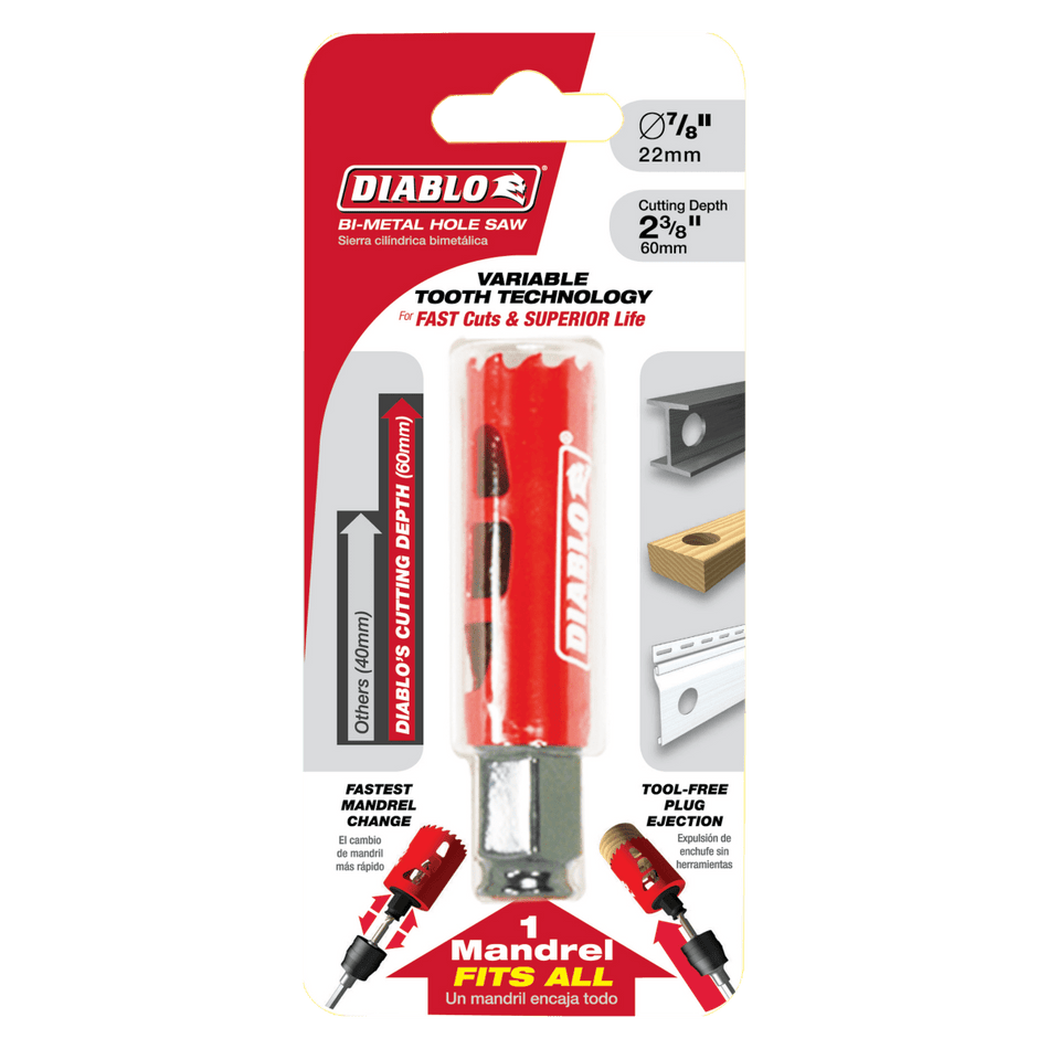7/8" Bi - Metal Hole Saw - AAA Industrial Supply