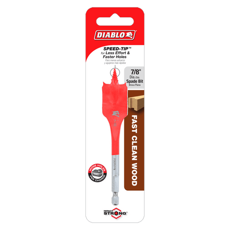 7/8" x 4" Spade Bit for Wood - AAA Industrial Supply