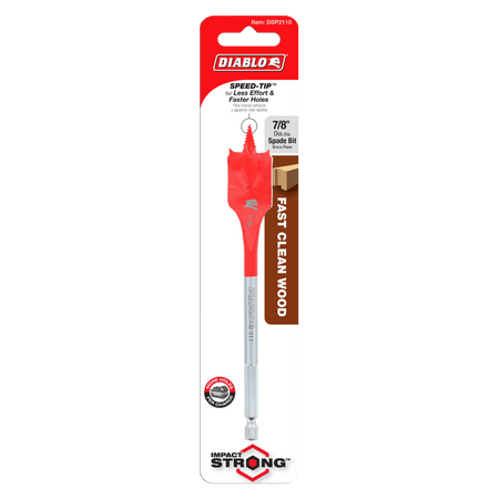7/8" x 6" Spade Bit for Wood - AAA Industrial Supply