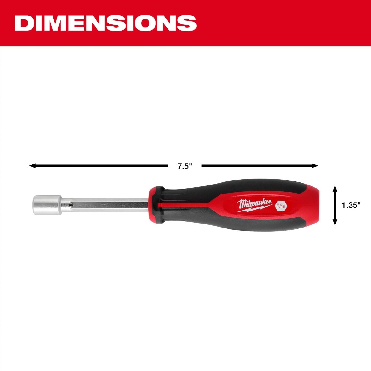 7pc SAE HollowCore™ Magnetic Nut Driver Set - AAA Industrial Supply