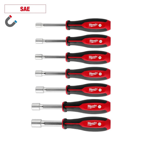 7pc SAE HollowCore™ Magnetic Nut Driver Set - AAA Industrial Supply