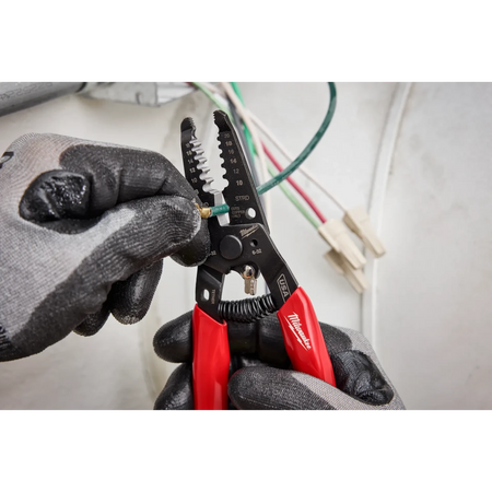 8-20 AWG Dipped Grip Wire Stripper & Cutter (USA) - AAA Industrial Supply