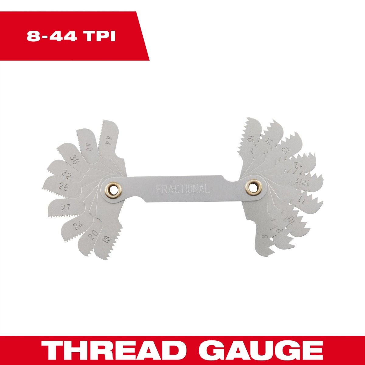 8 - 44 TPI SAE Thread Gauge - AAA Industrial Supply
