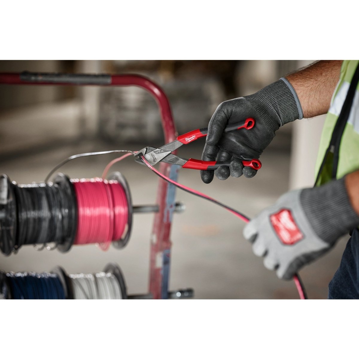 8" Diagonal Comfort Grip Cutting Pliers (USA) - AAA Industrial Supply