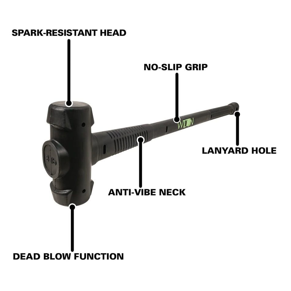 8 Lb 30 BASH Dead Blow Hammer - AAA Industrial Supply