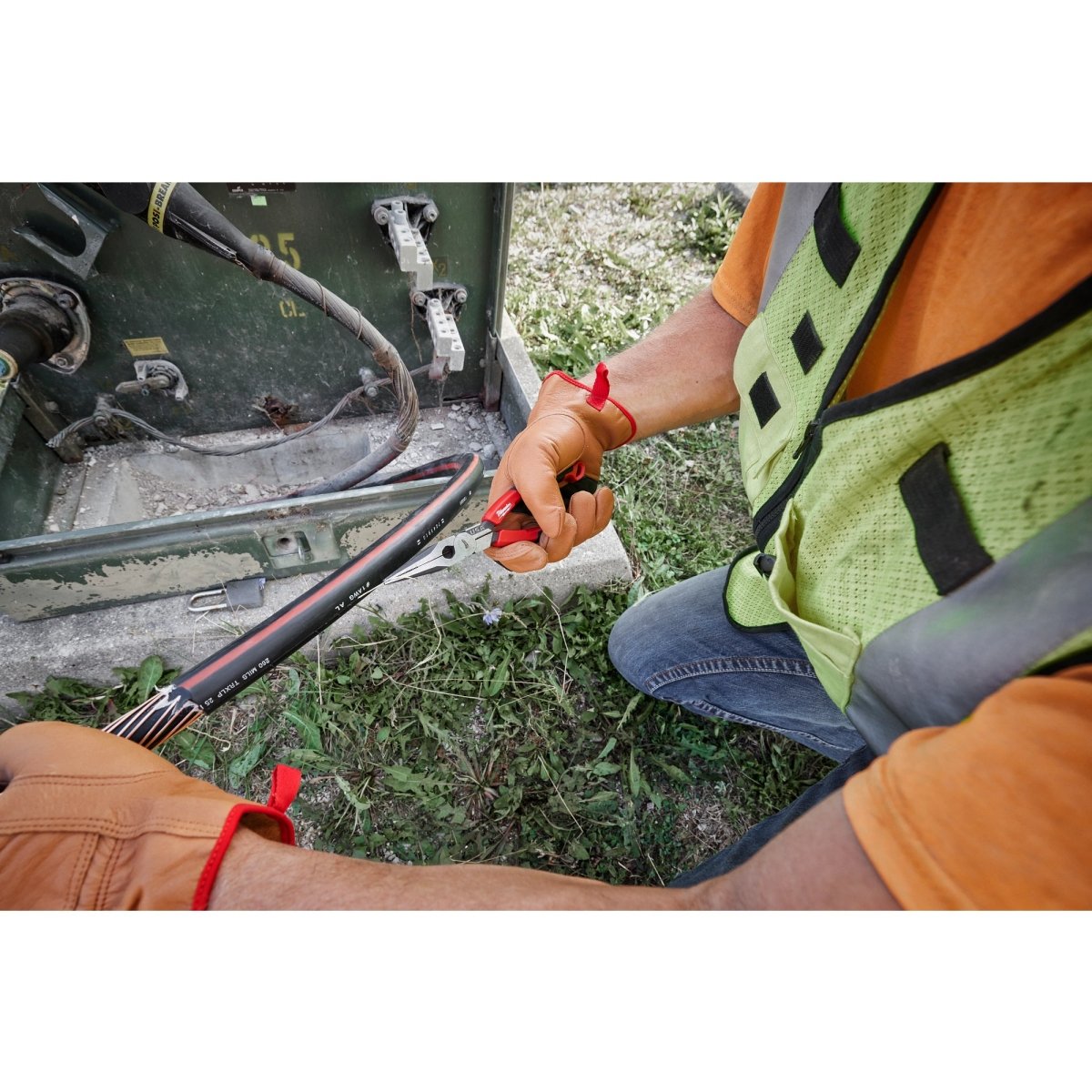 8" Long Nose Comfort Grip Pliers (USA) - AAA Industrial Supply
