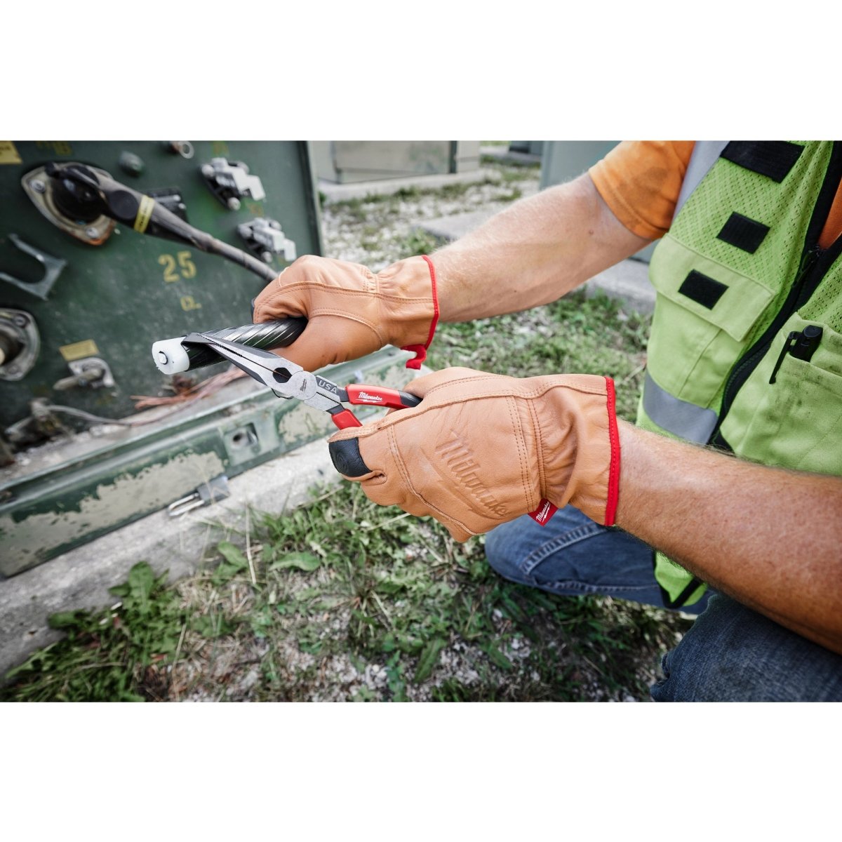 8" Long Nose Comfort Grip Pliers (USA) - AAA Industrial Supply