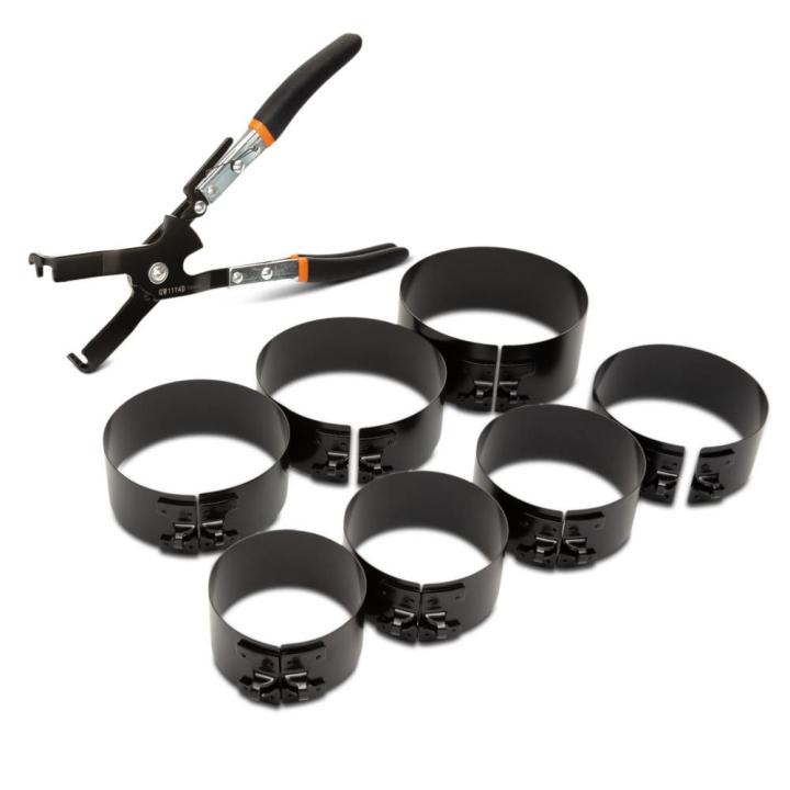 8 Piece Piston Ring Compressor Set - AAA Industrial Supply